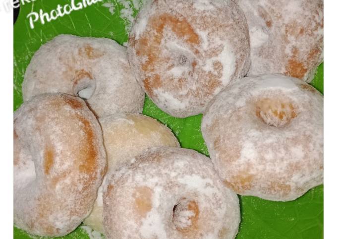 Resep Donat Tanpa Kentang Homemade Oleh Reka Puspita Cookpad