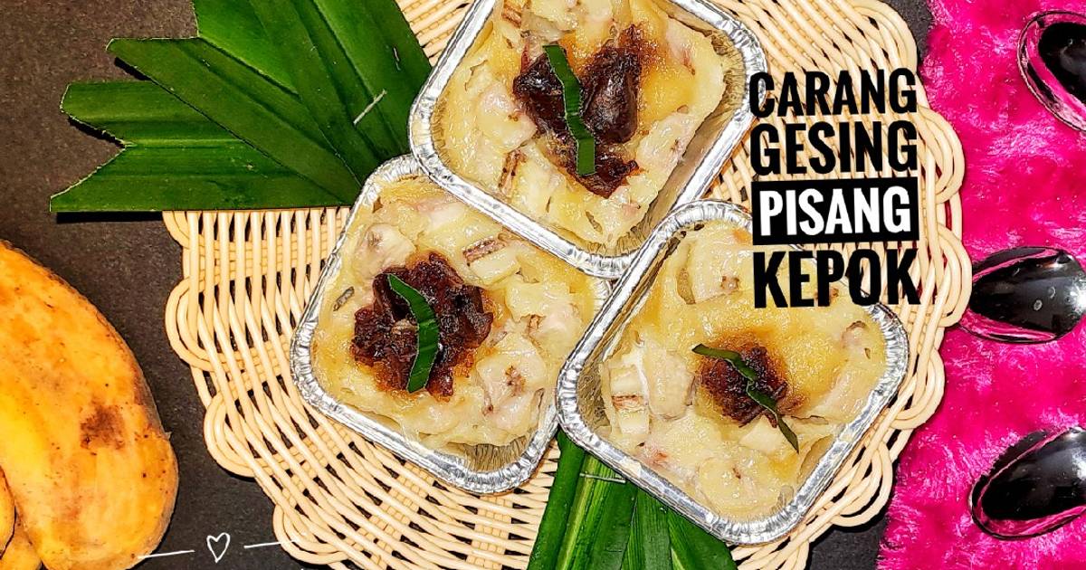 Resep Carang Gesing Pisang Kepok Oleh Dian Artiningsih Cookpad