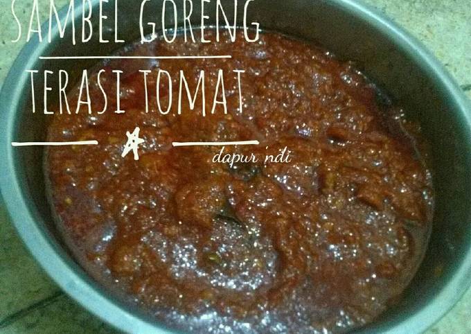 Resep Sambel Goreng Terasi Tomat Oleh Dapur Ndi Indi Rahana Cookpad