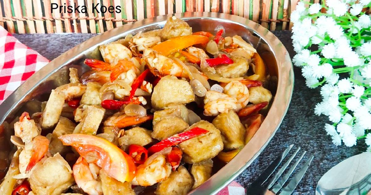 Resep Tumis Tahu Tauco Udang Enak Dan Mudah Cookpad