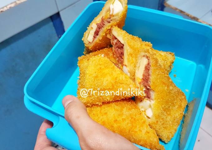 Resep Roti Goreng Kornet Oleh Kiki Rizqi Andini Cookpad