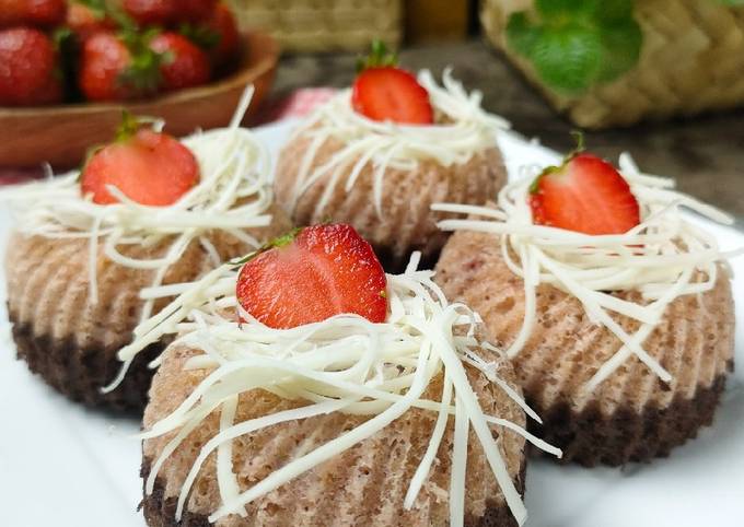 Resep Brownies Lapis Choco Strawberry 805 Oleh Ati Agus Sapto Mom S