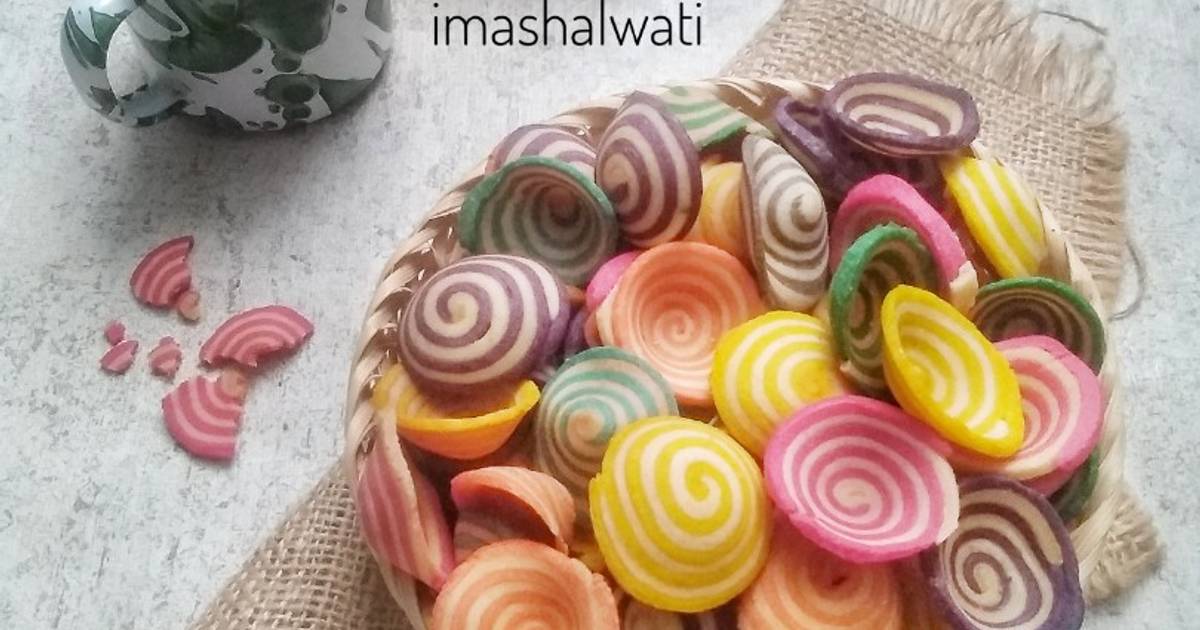 20 Resep Kue Kuping Gajah Warna Warni Enak Dan Mudah Cookpad