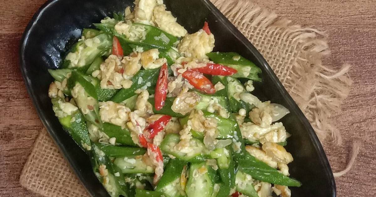 Resep Tumis Okra Telur Oleh Adelia Firdaus Cookpad