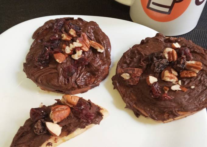 Bocaditos De Manzana Chocolate Y Frutos Secos Desayuno De Campeones