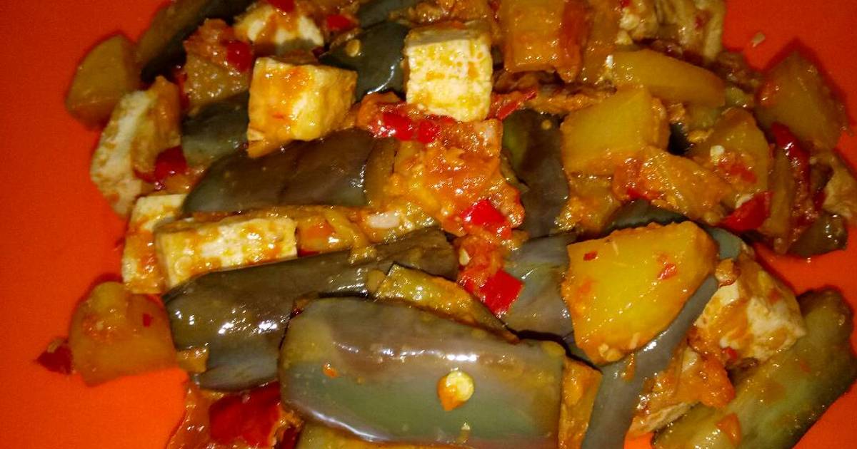 Resep Terong Tahu Kentang Balado Oleh Dewi Nurul Khasanah Cookpad