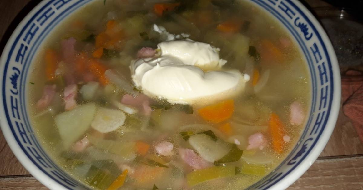 Soupe Paysanne Aux Lardons Et Bouillon De L Gumes En Poudre De Mariama