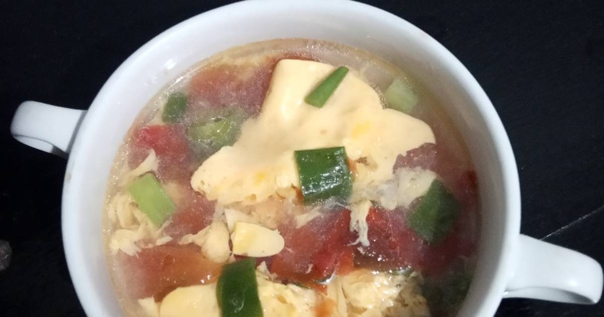 Resep 576 Tan Hua Tang Sup Tomat Telur Oleh Irene MN Cookpad