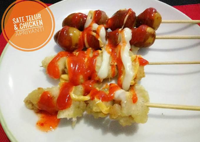 Resep Sate Telur Chicken Oleh Apriyanti Arifin Cookpad