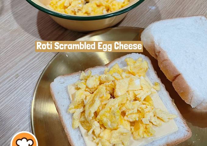 Resipi Roti Scrambled Egg Cheese Oleh Mahadiah Cookpad