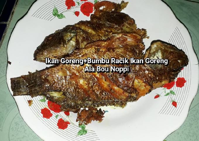 Resep Ikan Goreng Bumbu Racik Ikan Goreng Oleh Bou Noppi Cookpad