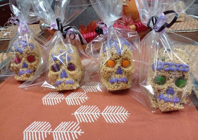 Calaveras De Amaranto Con Semillas Receta De Karina Chavez Cookpad