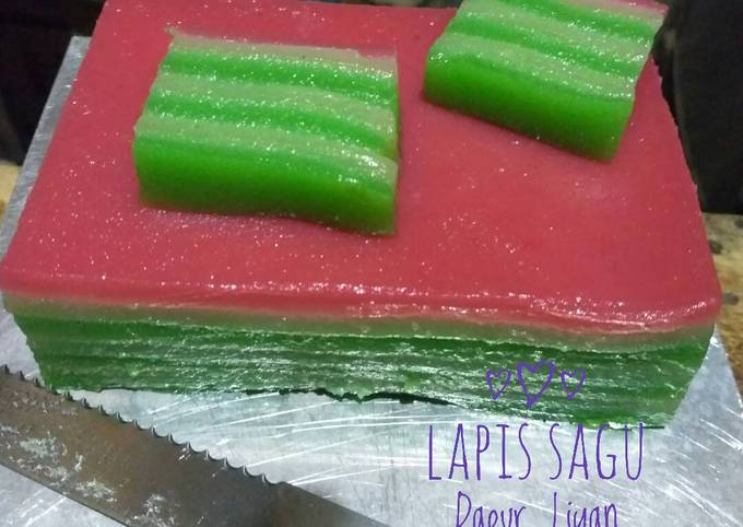 Resep Lapis Sagu Oleh Liyan Rafa Cookpad