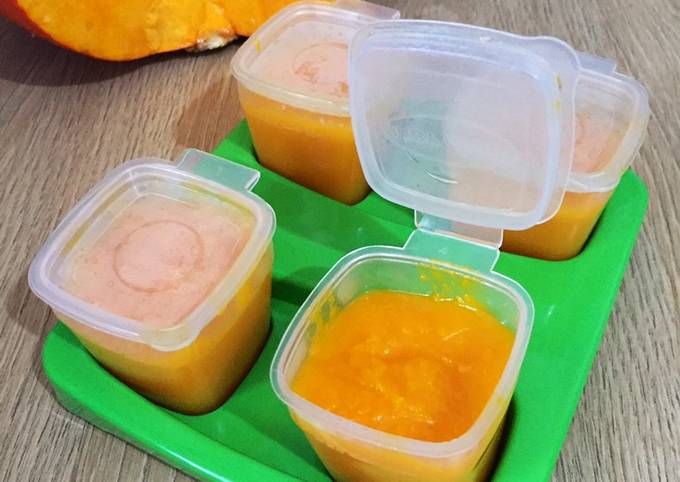 Resep Mpasi Bulan Pure Kabocha Oleh Sita Azharri Cookpad