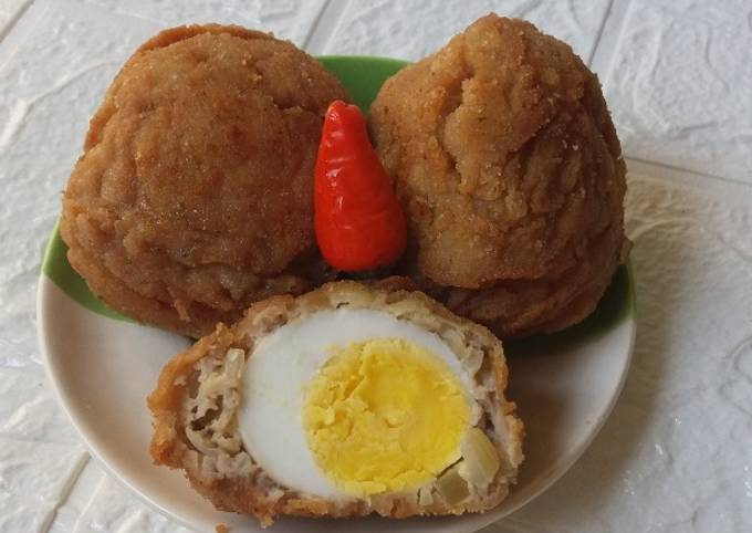 Resep Scotch Eggs Telur Bistik Oleh Nur Hidayati Cookpad