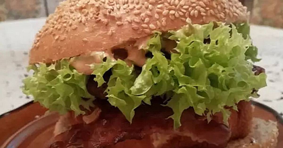 Przepis Na Burger Drwala A La McDonalds Autorstwa Przemek Cookpad