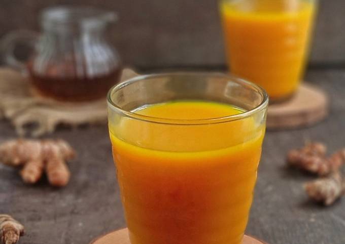 Resep Jamu Kunyit Kencur Jahe Oleh Vey Alodia S Kitchen Cookpad