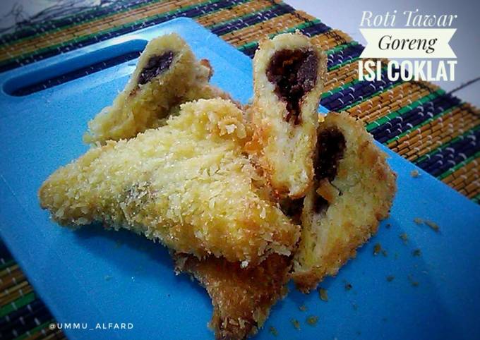 Resep Roti Tawar Goreng Isi Coklat Oleh Ummu Alfard Cookpad