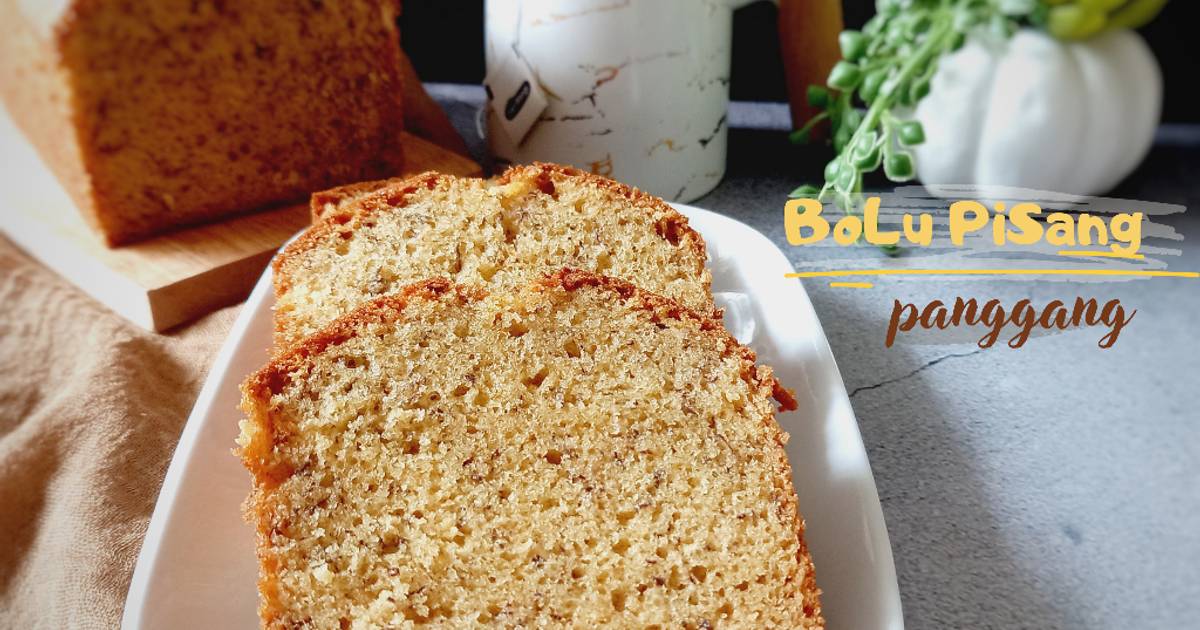 Resep Bolu Pisang Panggang Baked Banana Cake Oleh Dapoer Bunda