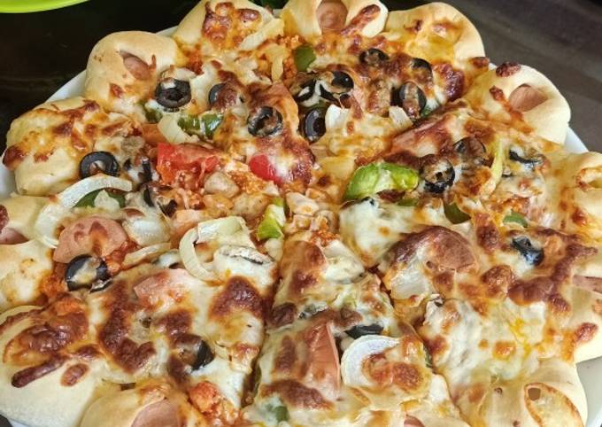 Resep Pizza Rumahan Anti Gagal Oleh Matahari Almira St Cookpad