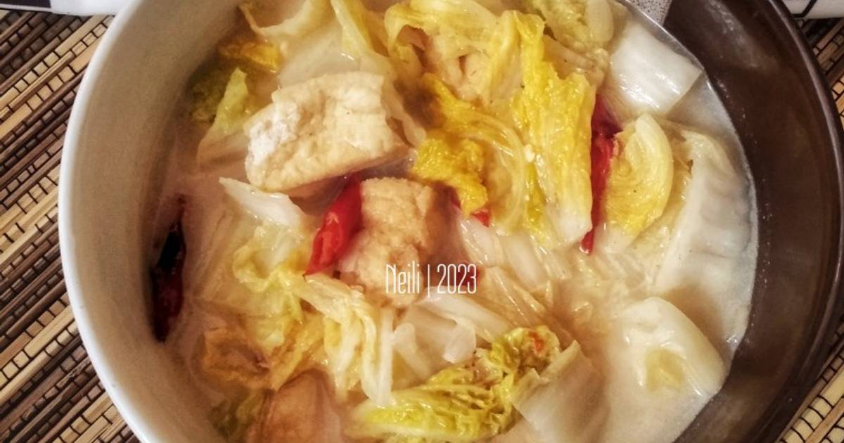 Resep Lodeh Tahu Sawi Putih Oleh Neili Cookpad