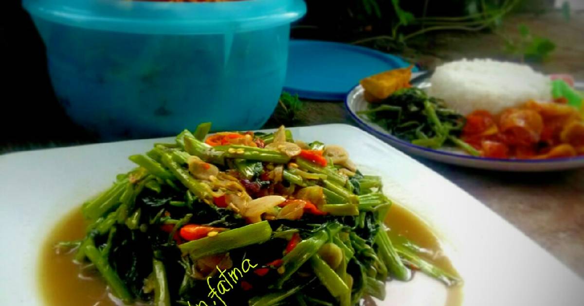 Resep Tumis Kangkung Terasi Berkuah Enak Dan Mudah Cookpad