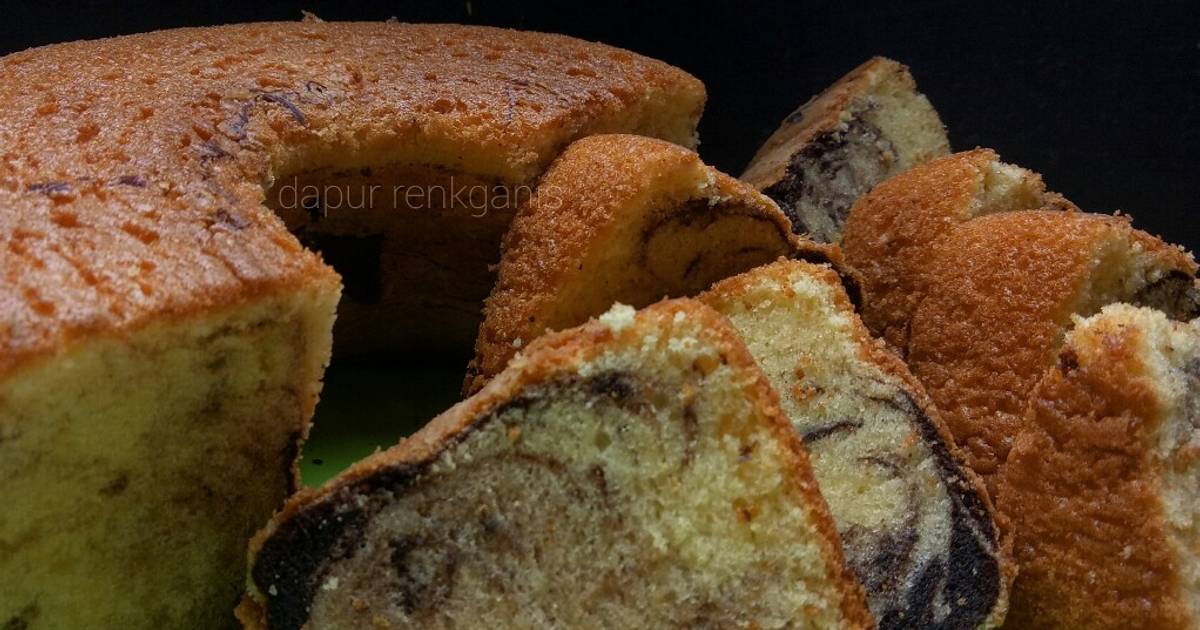 Resep Bolu Marmer Jadul All In One Methode Oleh Dapur Renkganis Cookpad