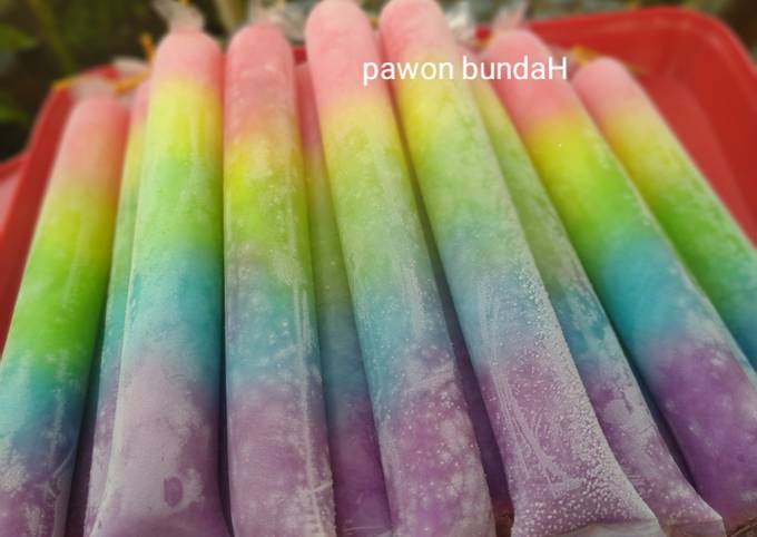 Resep Es Lilin Pelangi Oleh Krisna Sari Kawani Cookpad