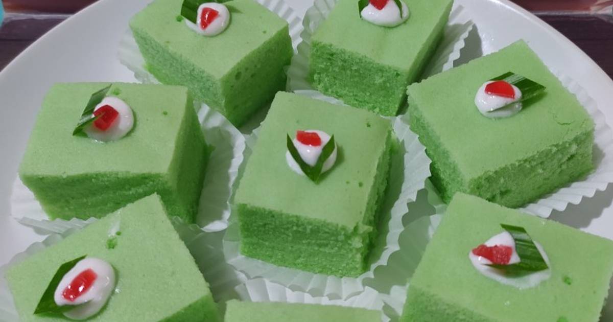 Resep Bolu Pandan Kukus Oleh Koki Keluarga Kita Cookpad