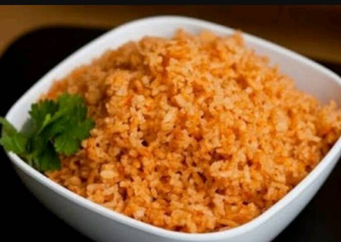 Arroz Rojo En Pasos Receta De Krizz Murphy Cookpad