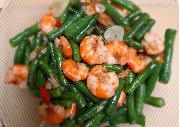 Resep Tumis Kacang Panjang Udang Oleh Tifanny Intan Cookpad