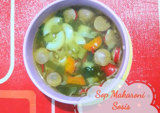 Resep Sop Makaroni Sosis Oleh Puteriayu Cookpad