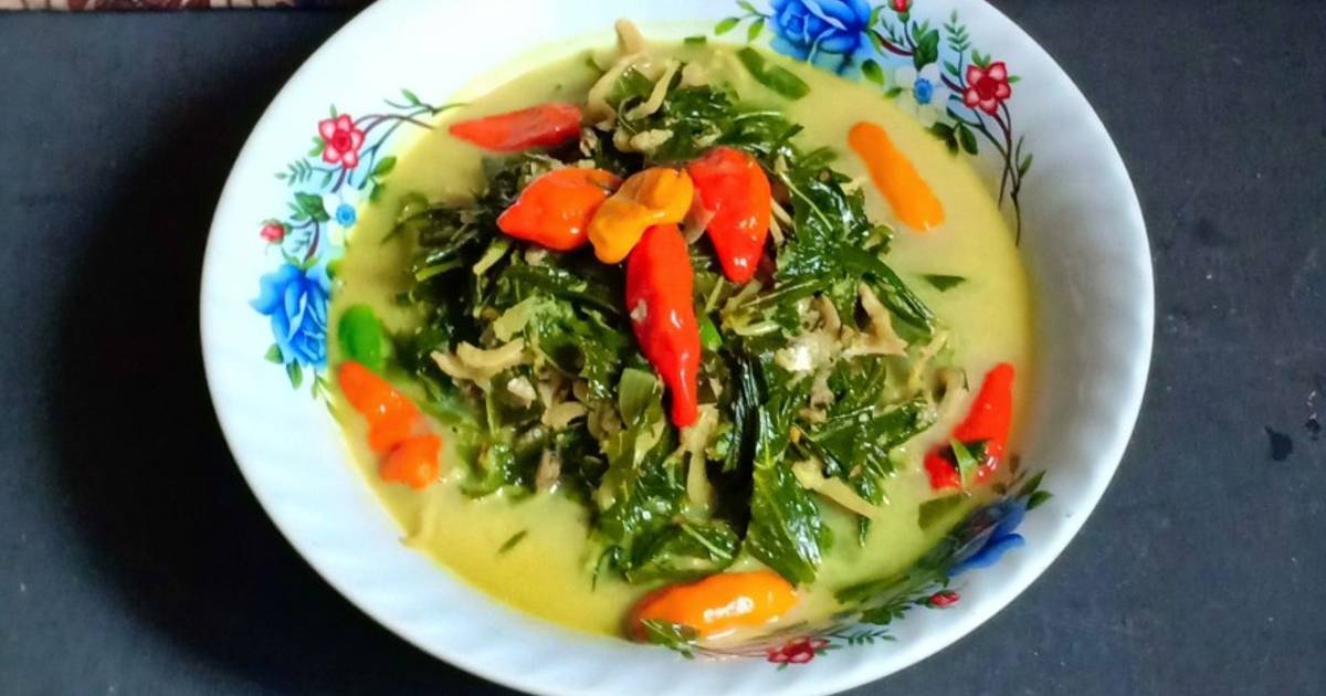 Resep Gulai Daun Singkong Oleh Nurul Sania Cookpad