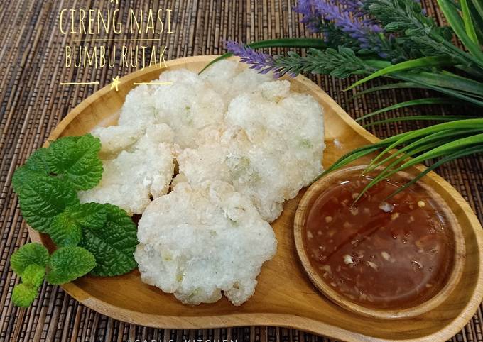 Resep Cireng Nasi Bumbu Rujak Oleh Sari S Kitchen Cookpad