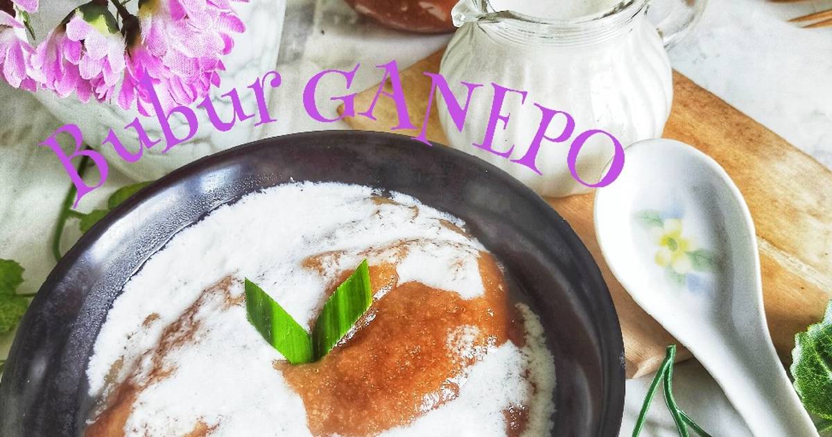 Resep Bubur Ganepo Bubur Singkong Oleh Chiensyn Kuliner Cookpad