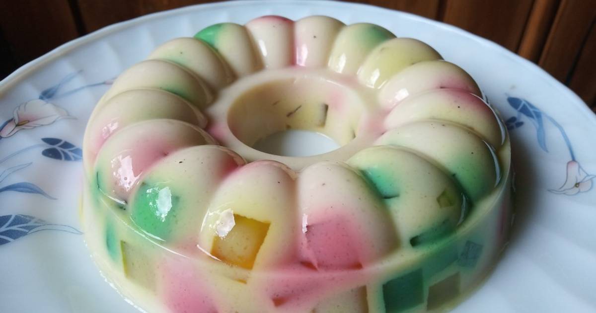 Resep Pudding Susu Mozaik Oleh Meieka Cookpad