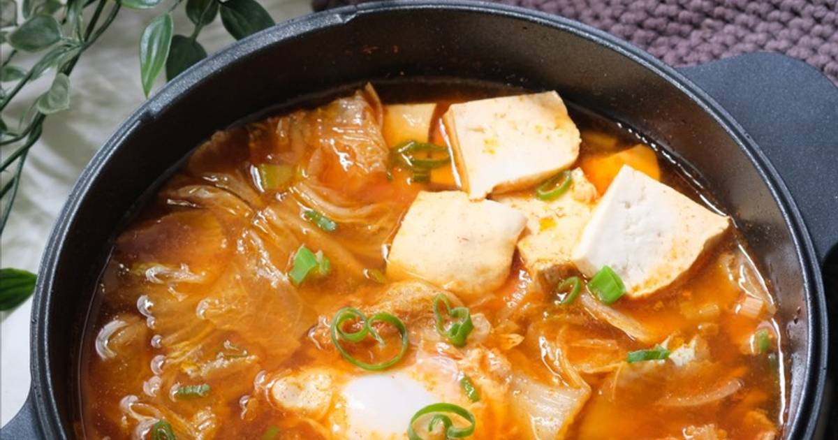 Resep Sup Tahu Putih Sawi Korea Enak Dan Mudah Cookpad