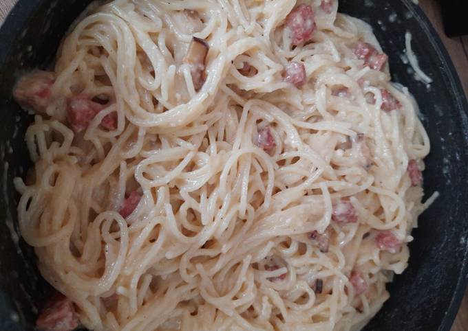 Egyszer S Tett Carbonara Spagetti Laura P Ter Receptje Cookpad Receptek