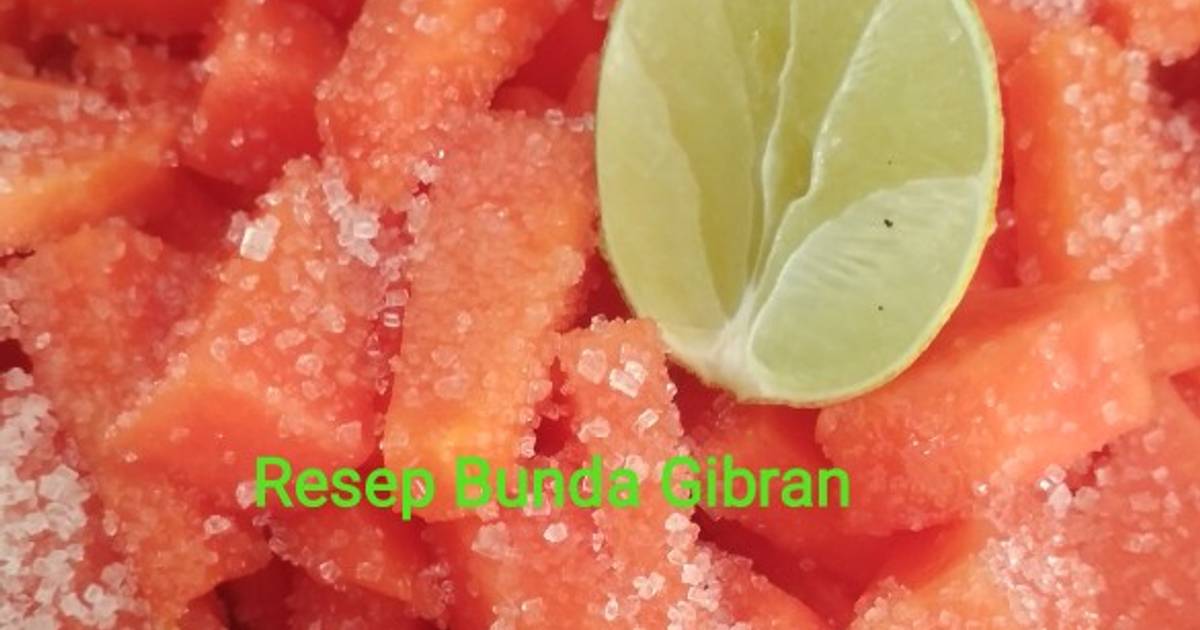 Resep Pepaya JeNi Jeruk Nipis Oleh Pawon Bunda Gibran Cookpad