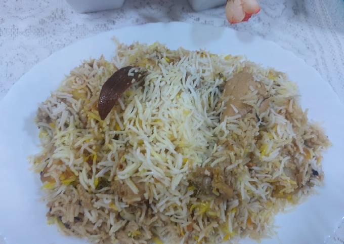 Chicken White Malai Biryani Recipe By Nargis Shaikh Shaukat Cookpad