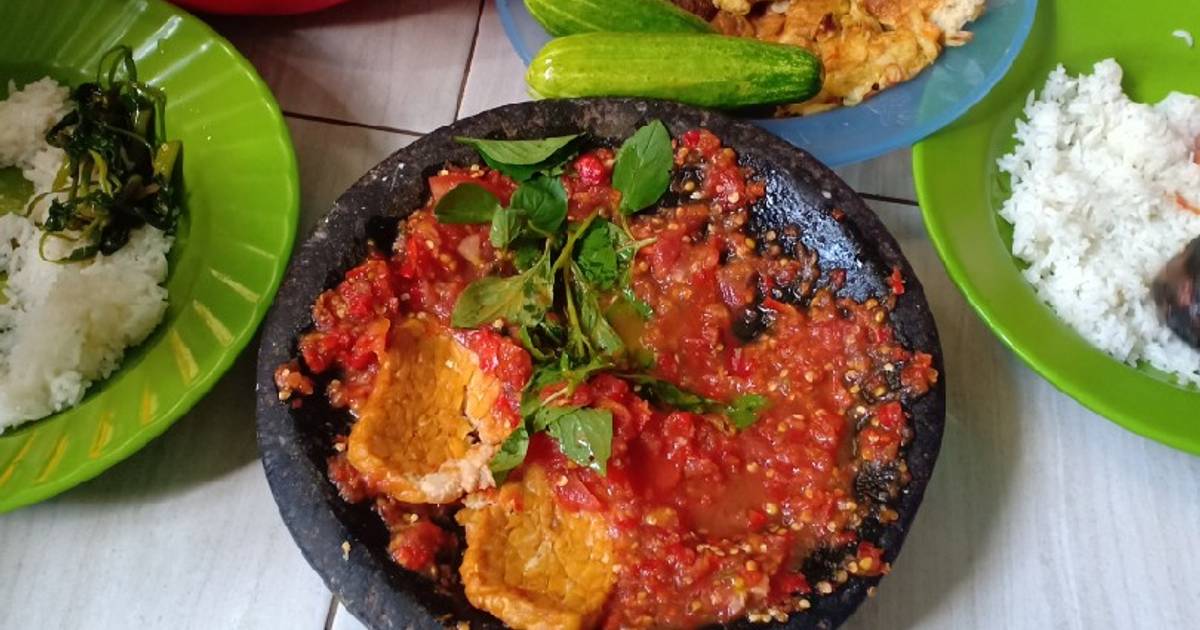 Resep Sambal Mentah Tomat Enak Dan Sederhana Cookpad