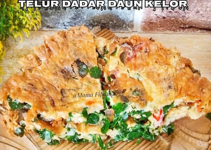 Resep Telur Dadar Daun Kelor Oleh Lanjarsih Mama Fifian