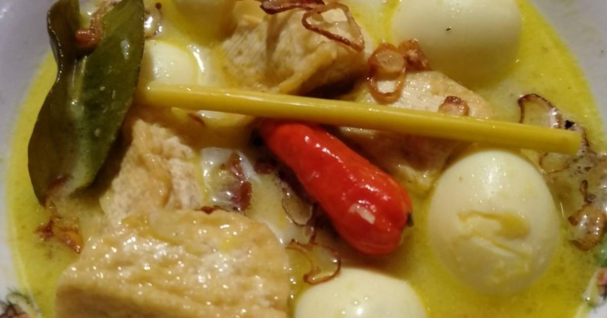 Resep 68 Opor Telur Puyuh Tahu Oleh Purwanti Cookpad