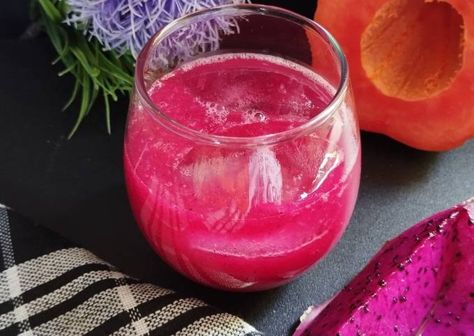 Resep Jus Pepaya Buah Naga Oleh Widjie Astuti Cookpad