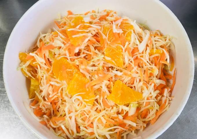 Resep Salad Wortel Kol Dan Orange Segar Oleh Michael Turnip Cookpad