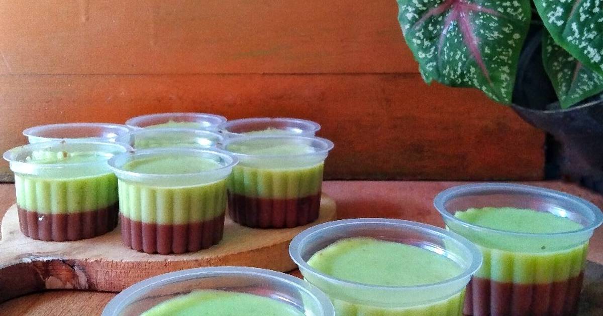 Resep Puding Alpukat Coklat Cup Oleh Dwi Ernawati Cookpad