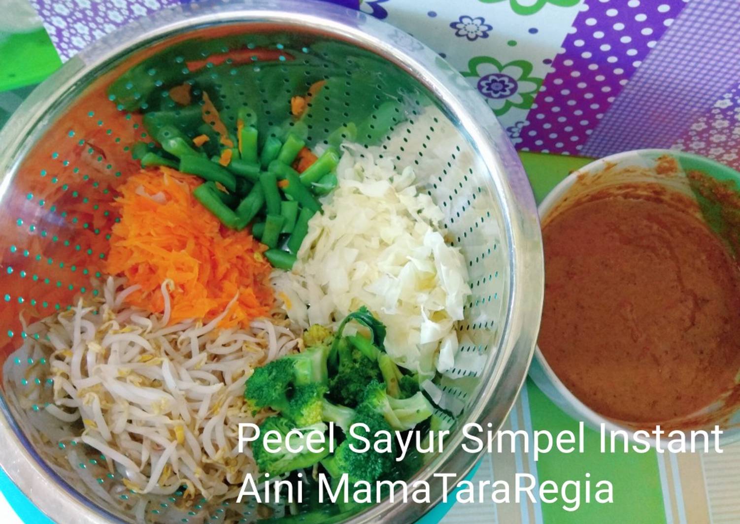 Resep Pecel Sayur Instant Oleh Aini Mama Tararegianusa Cookpad