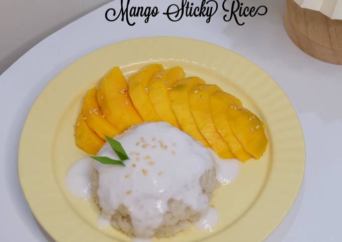 Resep Mango Sticky Rice Ketan Mangga Oleh Seruni Puspa Indah Cookpad