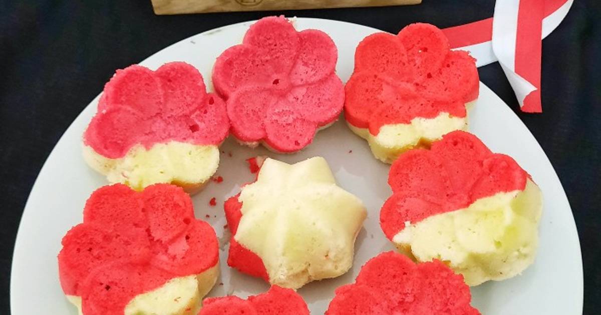 Resep Bolu Kukus Merah Putih Oleh Andhien Rhea S Kitchen Cookpad