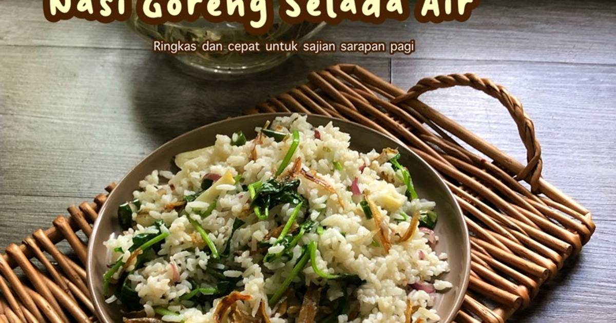 Resipi Nasi Goreng Selada Air Oleh Salina Jalaludin Cookpad